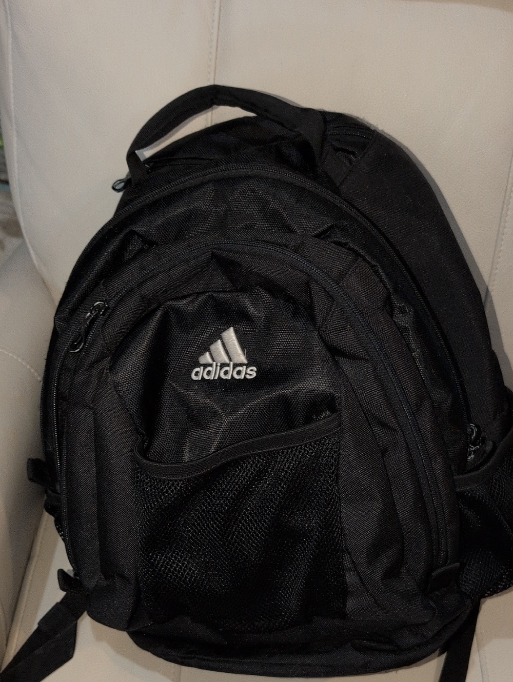 adidas Excel 6 Black Men's Backpack with Front Mesh Pocket Large Capacity - Picture 1 of 11